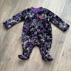 Nike fleece footie One Piece